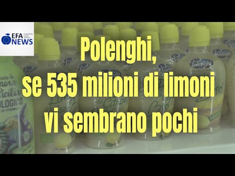 Polenghi, se 535 milioni di limoni vi sembrano pochi