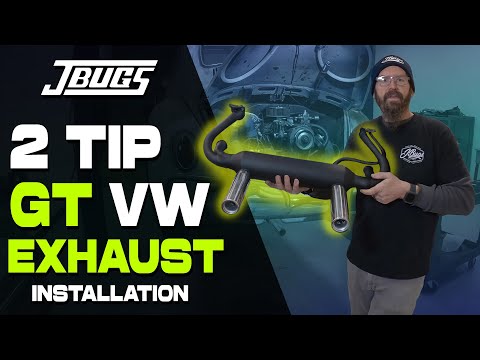 JBugs - 2 Tip GT VW Beetle & Ghia Exhaust Installation