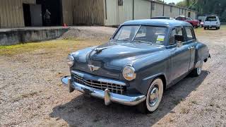 1949 Studebaker Champion Regal Deluxe 4-Door Sedan Walk Around and Drive By