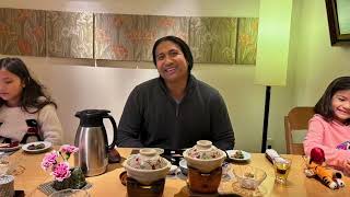 Polintans at Senkyoro Ryokan in Hakone, Japan with onsen hot springs, kaiseiki m