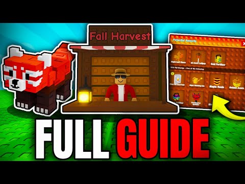 FULL GUIDE To The FALL MARKET 2 UPDATE In GROW A GARDEN Roblox!