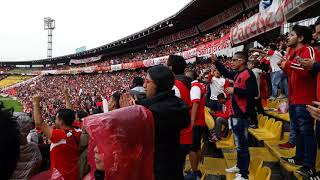 La hinchada cardenal alienta Vs América (video)