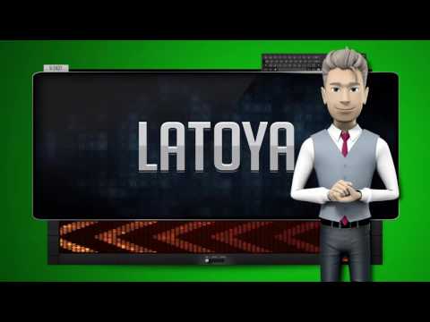 LATOYA - How to say it Backwards