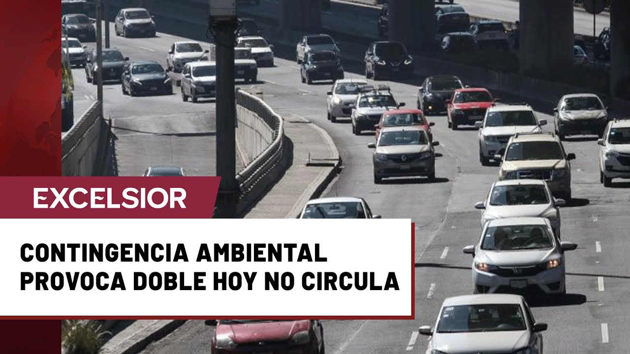 Activan Doble Hoy No Circula en CDMX y Edomex por contingencia este viernes 9 de enero