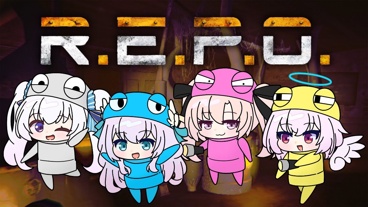 【#repo】姉妹4人でホラーゲーム【Vtuber羽天ひより #ひよりch 星降いく 月波ナト 天羽めいこ】