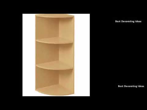 Modern Wooden Corner Shelf Units Designs