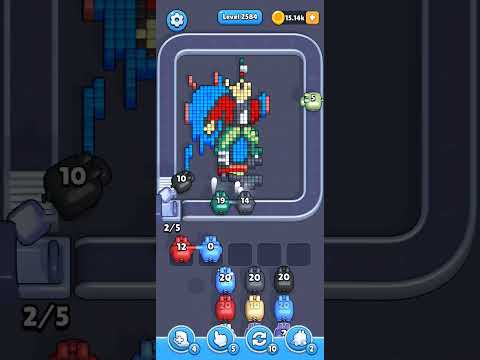 Pixel Flow Level 2584 Walkthrough