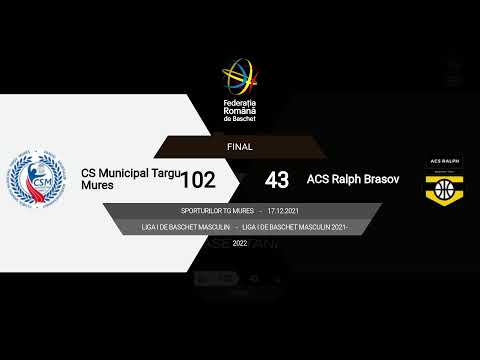 L1BM 2021-2022: CSM Târgu Mureș - Ralph Brașov