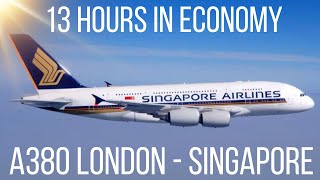 Singapore Airlines A380 London to Singapore Experience in Economy  