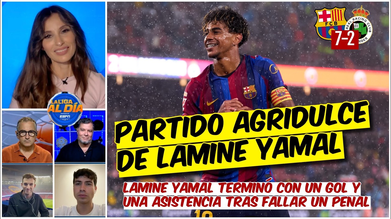 Lamine NO ESTUVO MUY FINO pero JUGÓ un PARTIDAZO. Se fue PREMIADO con un GOL | La Liga al Día