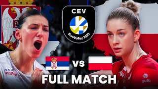 Poland 🇵🇱 vs Serbia 🇷🇸 | Full Match | CEV EuroVolley 2023