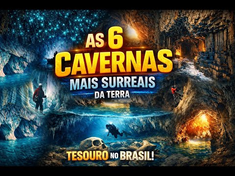 AS CAVERNAS MAIS INCRÍVEIS DO MUNDO! Uma delas fica no Brasil