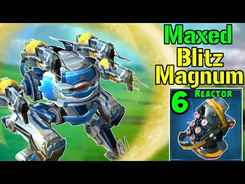 Monster MAGNUM BLITZ Mk2 with Max Damage Modules - War Robots Gameplay WR