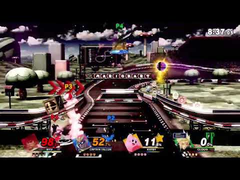 Super Smash Bros Ultimate - Cloud TRIO OMNISLASH!