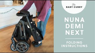 How to Fold The Nuna DEMI next Stroller
