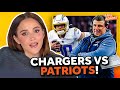 Chargers Patriots Reaction Mike Vrabel FLEXES Drake Maye Milton Williams Foxborough Homefield