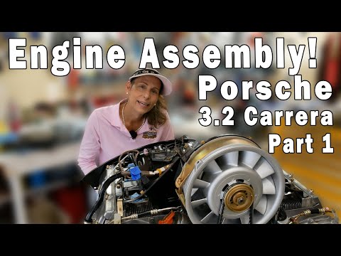 Budget eBay Porsche 3.2 Carrera Project Car! #20 - Engine Assembly!!