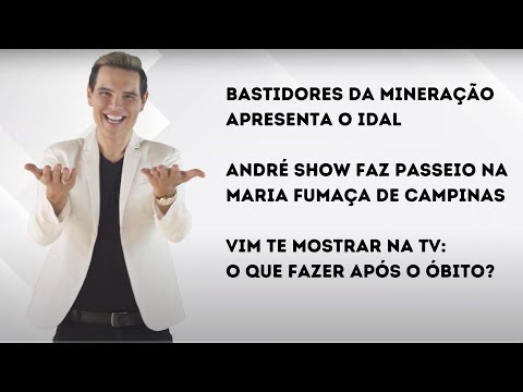 Assista ao Programa André Show exibido em São Paulo neste sábado