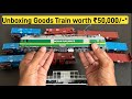 ABSOLUTELY STUNNING HO Scale Indian Goods Train Electricity ️ Powered