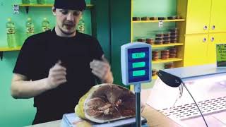 Как обманывают на весах. Пакет на весах. Обман.