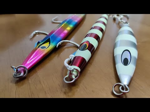 Bluefin tuna jigs - Daiwa Saltiga SK, Mustad Rip Roller and Nomad Streaker