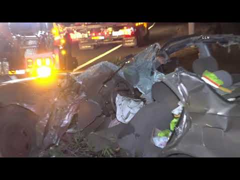 Driver Critically Injured After Driving Off Freeway | HARBOR GATEWAY, CA    7.23.21