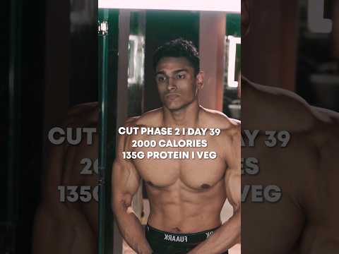 My 2000 Calories 135G Protein VEG Diet For FATLOSS | CUT DAY 39/42