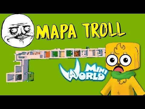 TROLL MAP: NOBODY THOUGHT IT WOULD BE SO DIFFICULT 😰 MIKECRACK MINI WORLD #6