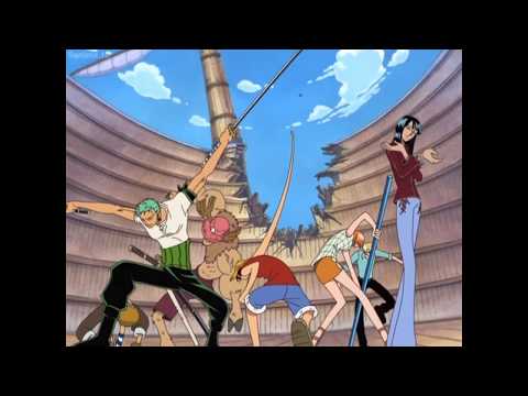 One Piece StrawHats Super Doper Awesome Luffy nami zoro sanji chopper usopp robin combo attack!!