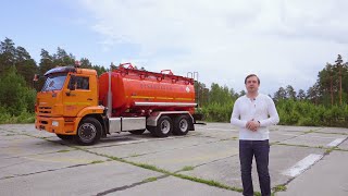 Автотопливозаправщик АТЗ-15 на шасси КАМАЗ-65115