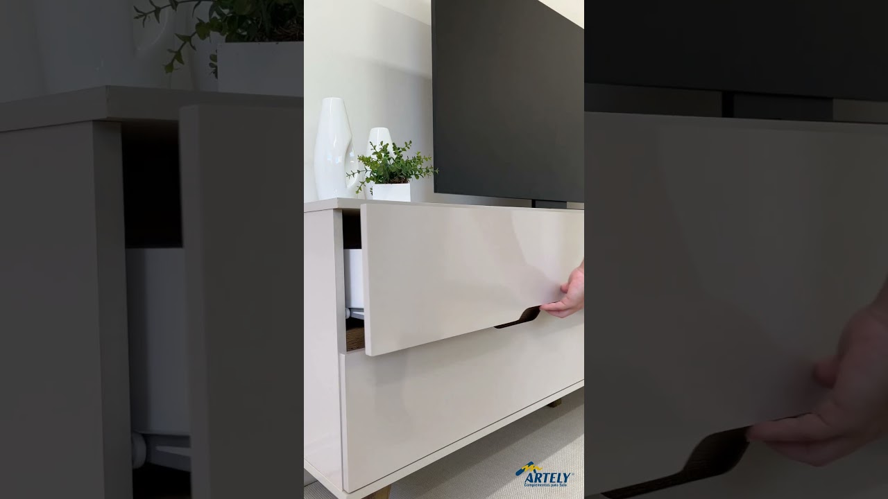 Thumbnail do vídeo - Rack Verona - Off White C / Pinho