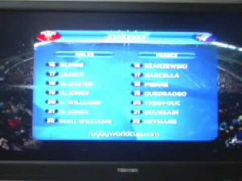 RWC2011 SemiFinal  Wales vs France National Anthem