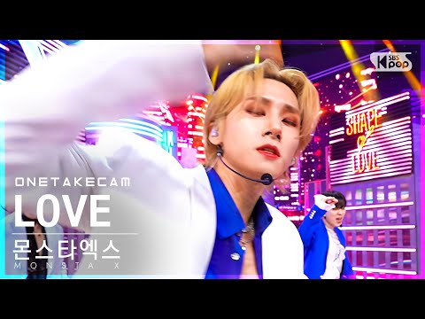 [단독샷캠4K] 몬스타엑스 'LOVE' 단독샷 별도녹화│MONSTA X ONE TAKE STAGE│@SBS Inkigayo_2022.05.08.