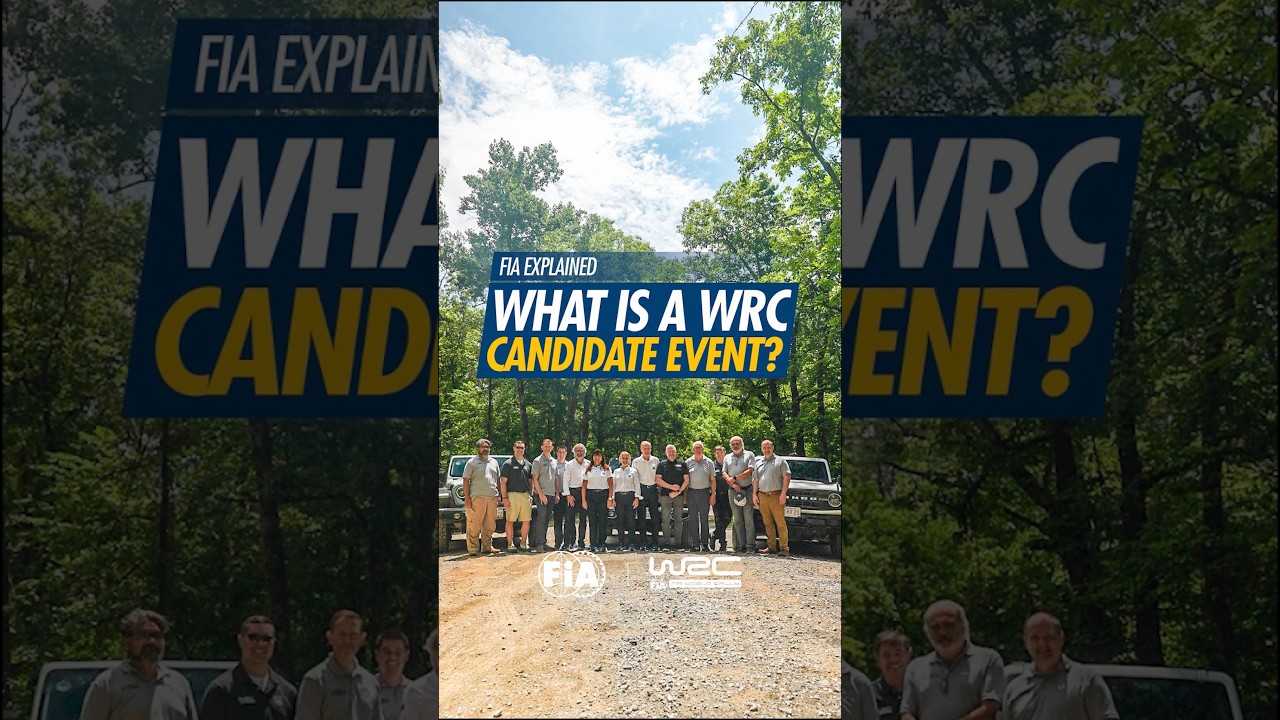 What is a Candidate Event? 🤔 #fia #motorsport #wrc