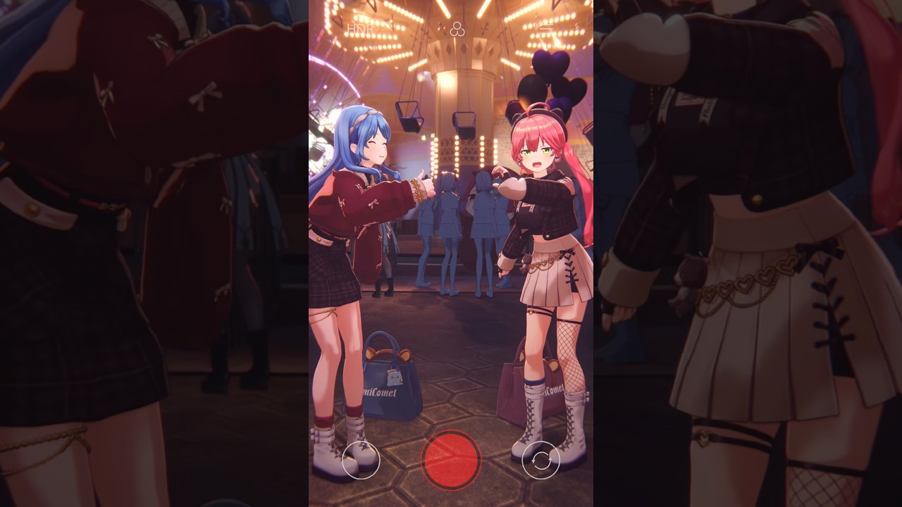 遊園地でビジネス👍🏻🫶🏻#Lollipop ビジネスダンス配布中🌸☄️MV概要欄から！ #miComet #さくらみこ #星街すいせい