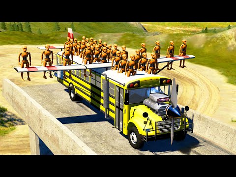 Indian BUS Crashes #4 -  BeamNG DRIVE | CrashTherapy