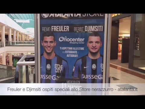 Remo Freuler e Berat Djimsiti ospiti speciali all'Atalanta Store