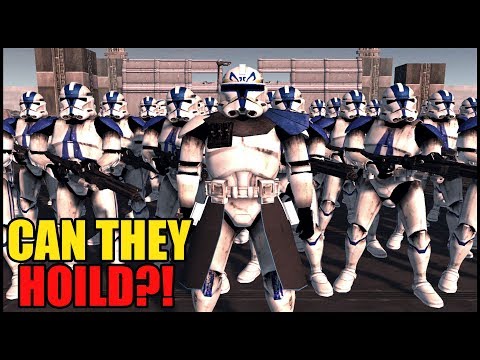 Can CAPTAIN REX Defend the BRIDGE?! - Men of War: Star Wars Mod Battle Simulator