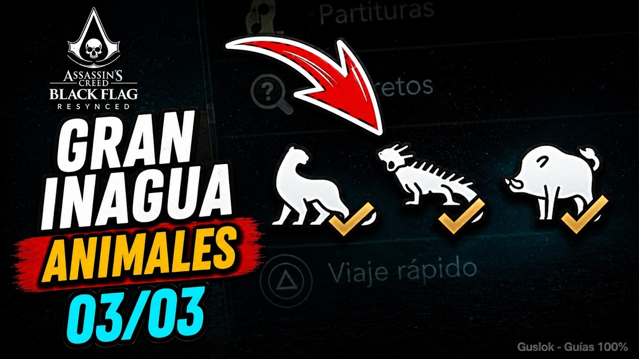 Gran Inagua Todos Los Animales 100% | Assassin’s Creed Black Flag Resynced Gran Inagua Todos Los Animales 100% | Assassin’s Creed Black Flag Resynced