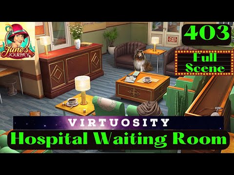 JUNE'S JOURNEY 403 | HOSPITAL WAITING ROOM (Hidden Object Game) *Full Mastered Scene*