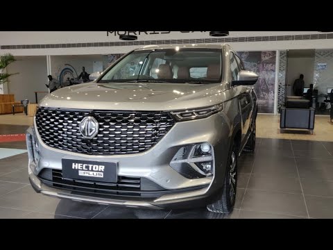 2020 MG Hector Plus Aurora Silver Colour - Walkaround Video | AutoTrend !!