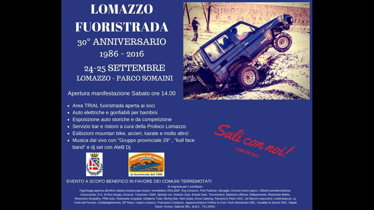 30° Anniversario Lomazzo Fuoristrada