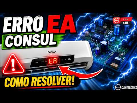 Vídeo: Erro EA em Ar Condicionado Consul: Diagnóstico 8 Passos