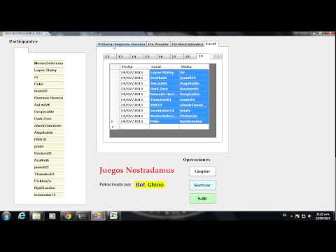 Sorteo Fixture Segunda Division Nostradamica 2015-II