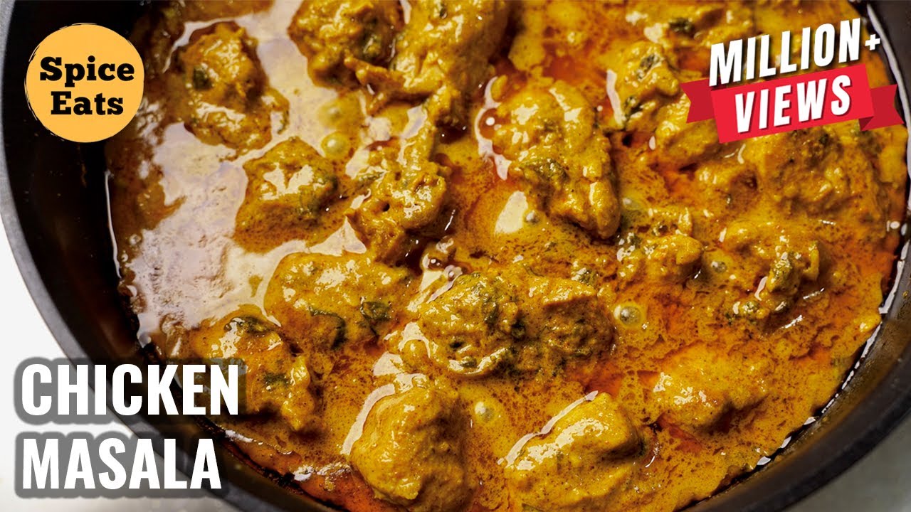 Dum chicken masala curry spice eats