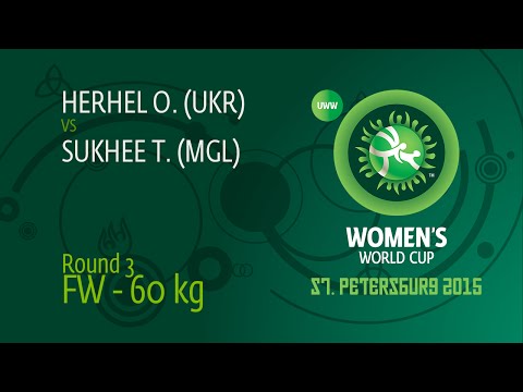 60 kg - Oksana HERHEL (UKR) df. Tserenchimed SUKHEE (MGL), 8-6