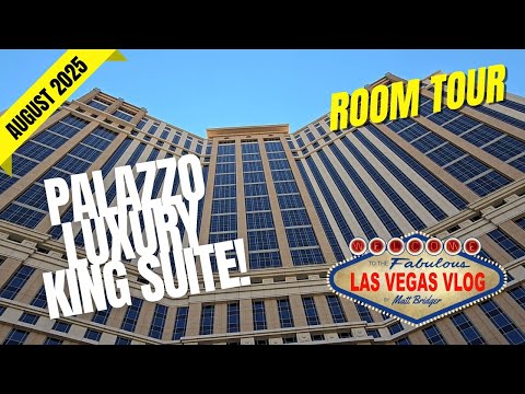 Venetian Resort Las Vegas (Palazzo Luxury King Suite Sphere View 38729) Room Tour 8th August 2025