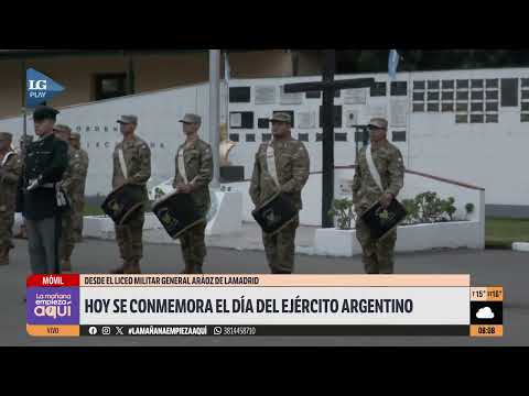 Día del Ejército Argentino: realizan un acto conmemorativo en el Liceo Militar Gral. Aráoz Lamadrid