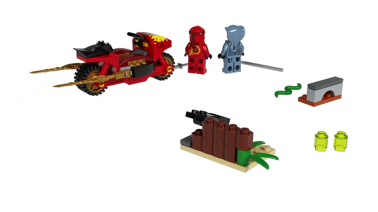 LEGO Ninjago - Kaiova motorka s čepelemi