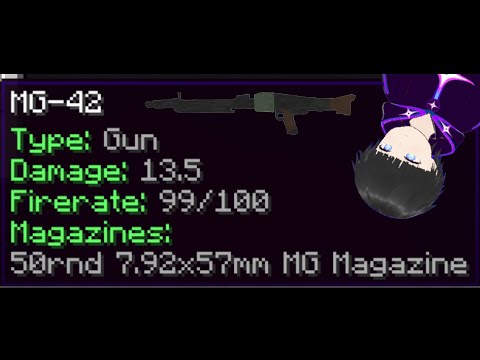 Tirise Ch. - Vtuber Plays Minecraft with an MG42 Experience